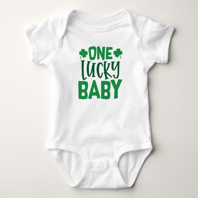 One Lucky Baby Bodysuit (Front)
