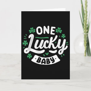 One Lucky Baby Shenanigans St Patricks Day Funny Card