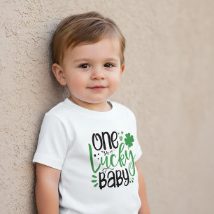 One Lucky Baby St Patrick T-Shirt for Kids