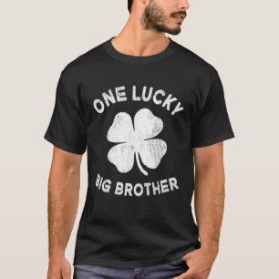 One Lucky Big Brother St Patricks Day Green Shamro T-Shirt