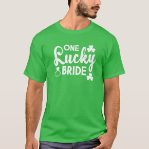 One Lucky Bride St Patricks Day Irish Wedding Sham T-Shirt