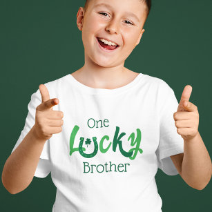 One Lucky Brother   Customisable St Patrick's Day T-Shirt