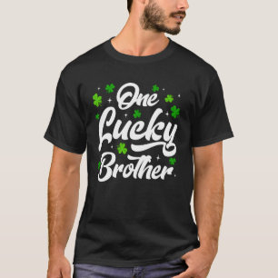 One Lucky Brother Shamrocks Saint Patrick's Day Me T-Shirt