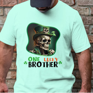 One Lucky Brother - Shimmering Shamrock T-Shirt