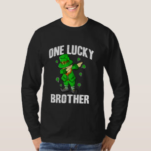 One Lucky Brother St Patricks Day Dabbing Leprecha T-Shirt