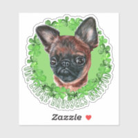 One Lucky Brussels Griffon Funny St. Patrick Dog