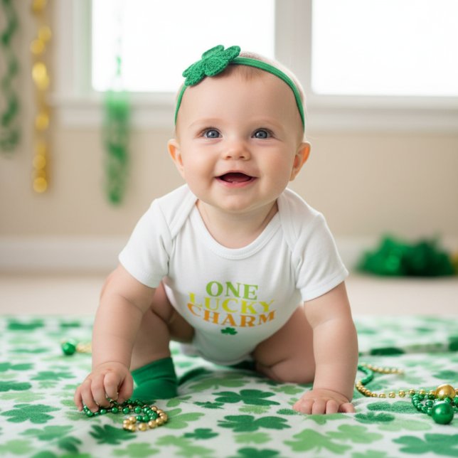 One Lucky Charm | First St. Patty's Day Gift Baby Bodysuit (Creator Uploaded)