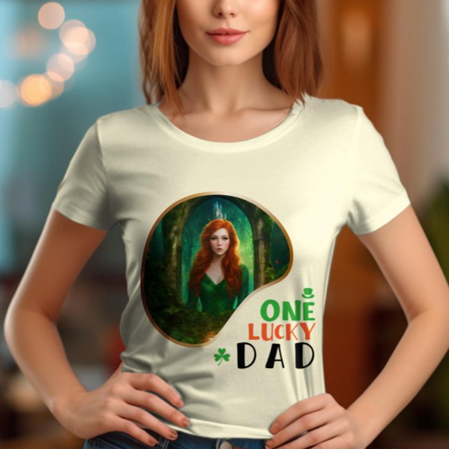 One Lucky Dad - Green Attire Affair T-Shirt (Creator Uploaded)