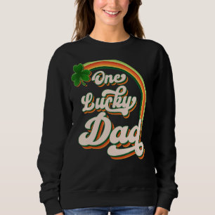 One Lucky Dad Irish C St Patrick's Day Vintage Sweatshirt