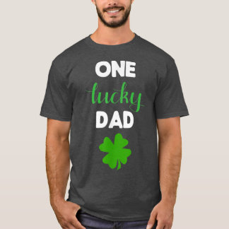 One Lucky Dad Matching Family St T-Shirt