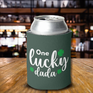One Lucky Dada Funny St Patrick Day Can Cooler