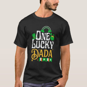 One Lucky Dada St Patricks Day Irish Shamrock Matc T-Shirt