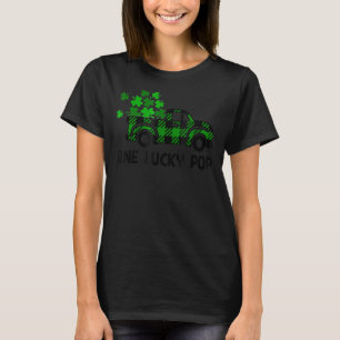 One Lucky Daddy Funny Father Irish Clovers St Patr T-Shirt