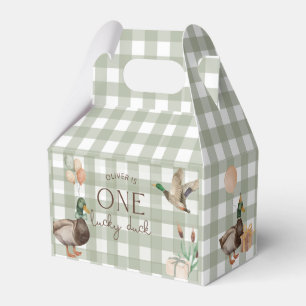 One Lucky Duck 1st Birthday Hunting Party Favour Box
