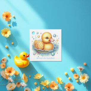 One Lucky Duck First Birthday Party Favour Tags