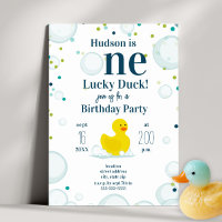 One Lucky Duck First Birthday Party