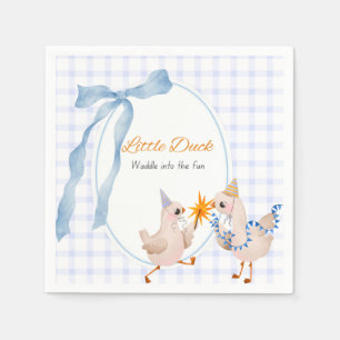 One Lucky Duck Party Napkins