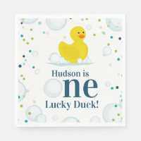 One Lucky Duck Pink First Birthday Party