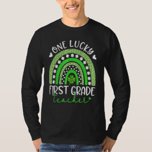 One Lucky First Grade Teacher Happy St Patrick's D T-Shirt