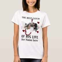 One lucky fisherman matching couple fish photo