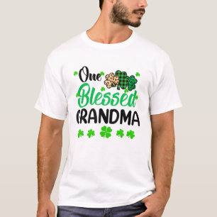 One Lucky Grandma Clover St. Patrick's Day Irish T-Shirt