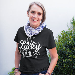 One Lucky Grandma - Festive St. Patrick's Day Luck T-Shirt