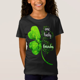 One Lucky Grandma Shamrock Grandma St Patricks Day T-Shirt