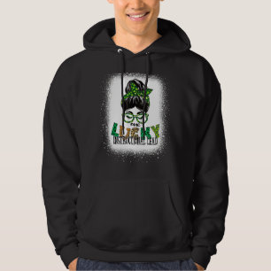 One Lucky Instructional Lead Bleached St Patricks Hoodie