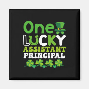 One Lucky Istant Principal St Patricks Day Magnet