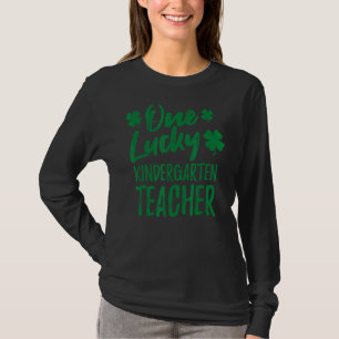One Lucky Kindergarten Teacher St Patrick S Day Pa T-Shirt