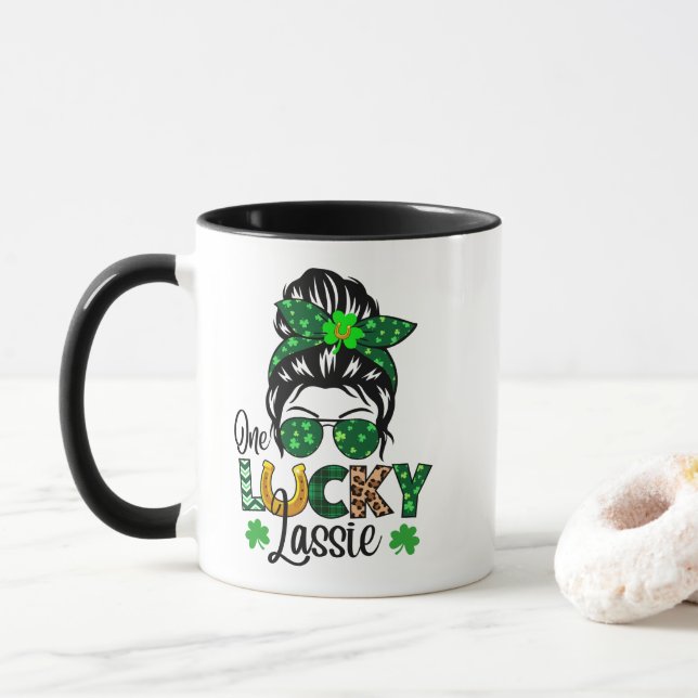 One Lucky Lassie St. Paddy's Mug (With Donut)