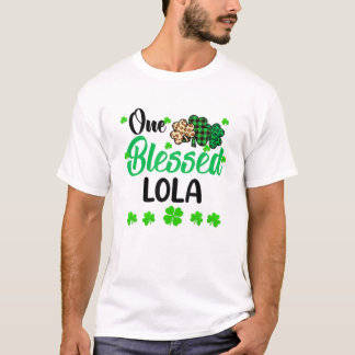 One Lucky Lola Clover St. Patrick's Day Irish T-Shirt