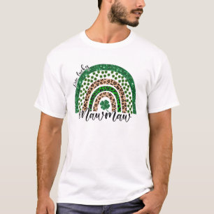 One Lucky Mawmaw St Patricks Day Rainbow Irish Luc T-Shirt