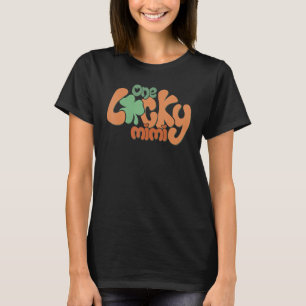 One Lucky Mimi Groovy Happy Patrick's Day Party Ki T-Shirt