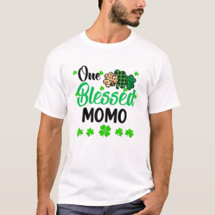 One Lucky Momo Clover St. Patrick's Day Irish T-Shirt