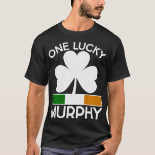 One Lucky Murphy St Patricks Day Irish Shamrock T-Shirt