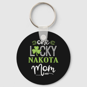 One Lucky Nakota Horse Mum Irish Horseback Riding Key Ring