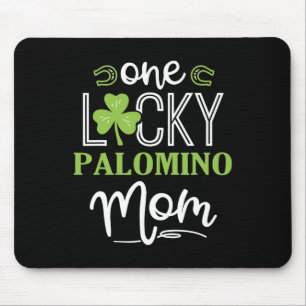 One Lucky Palomino Horse Mum Irish Horseback Ridin Mouse Pad