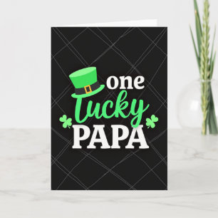 One Lucky Papa St Patricks Card