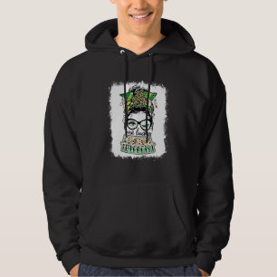 One Lucky Physical Therapist One Lucky Nurse Messy Hoodie