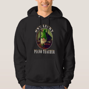 One Lucky Piano Teacher St Patrick's Day Appreciat Hoodie
