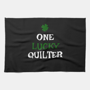 One Lucky Quilter St Patricks Day Irish Quilting Tea Towel