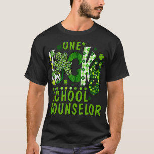 One Lucky School Counsellor Shamrock Teacher St Pa T-Shirt