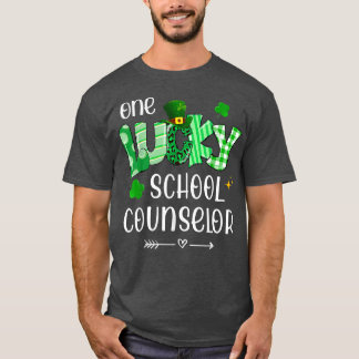 One Lucky School Counsellor Shamrock Teacher St Pa T-Shirt