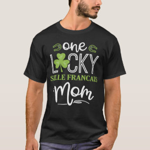 One Lucky Selle Francais Horse Mum Irish Horseback T-Shirt