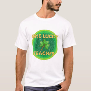 One Lucky Shamrock Teacher St Patrick’S Day Appr T-Shirt