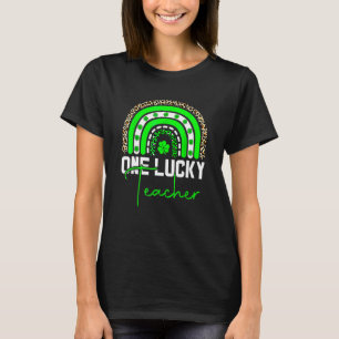 One Lucky Shamrock Teacher St Patricku2019s Day 7 T-Shirt