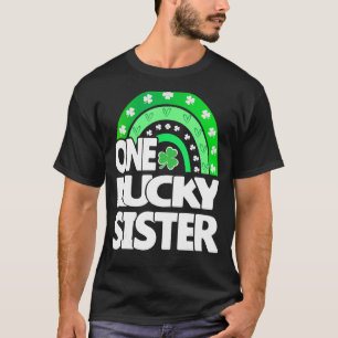 One Lucky Sister Girls Toddler Irish Rainbow St Pa T-Shirt