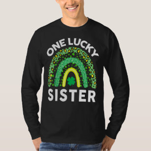 One Lucky Sister Kids Toddler Funny St Patricks D T-Shirt