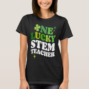 One Lucky Stem Teacher Irish C St Patrick's Day T-Shirt